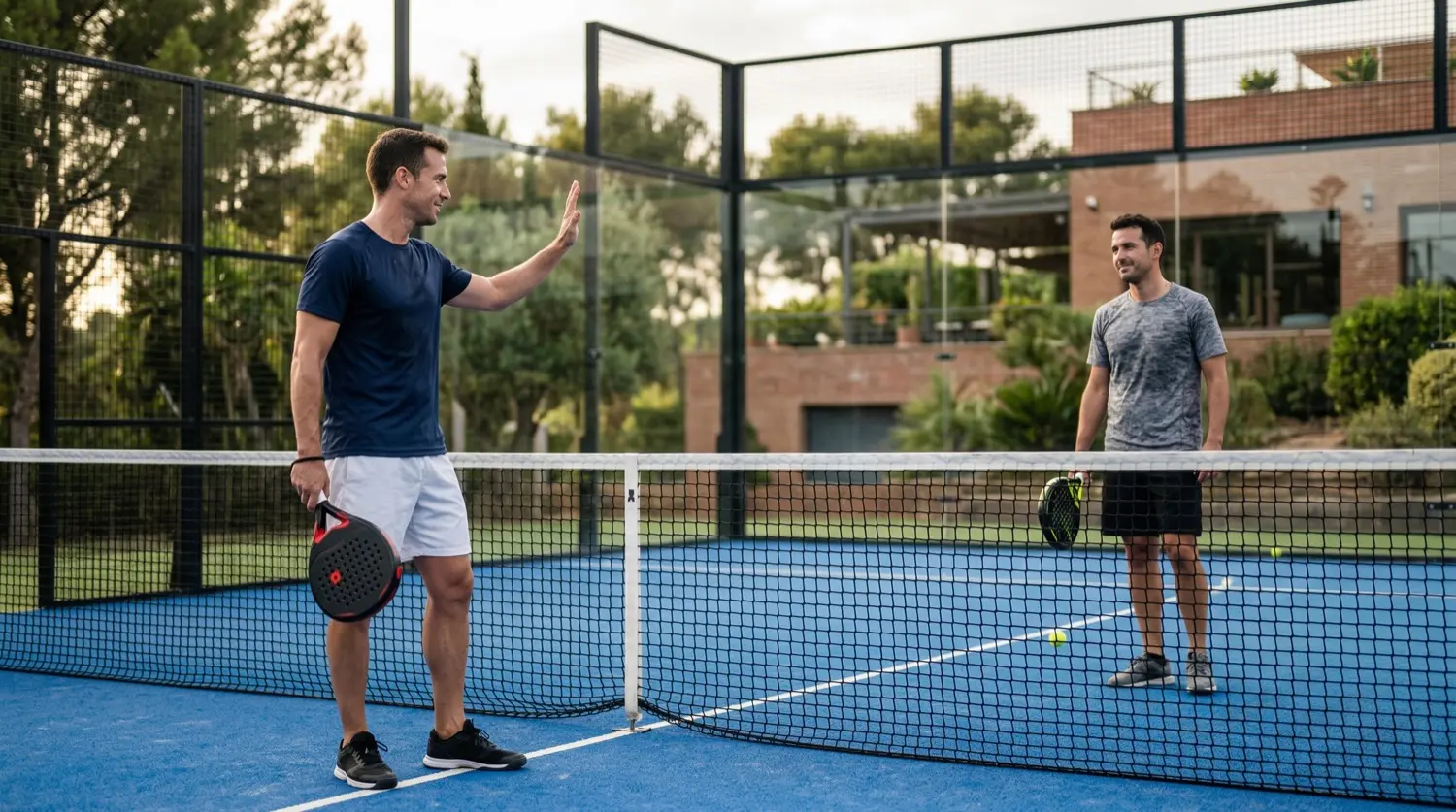 Etiqueta y conducta en pádel