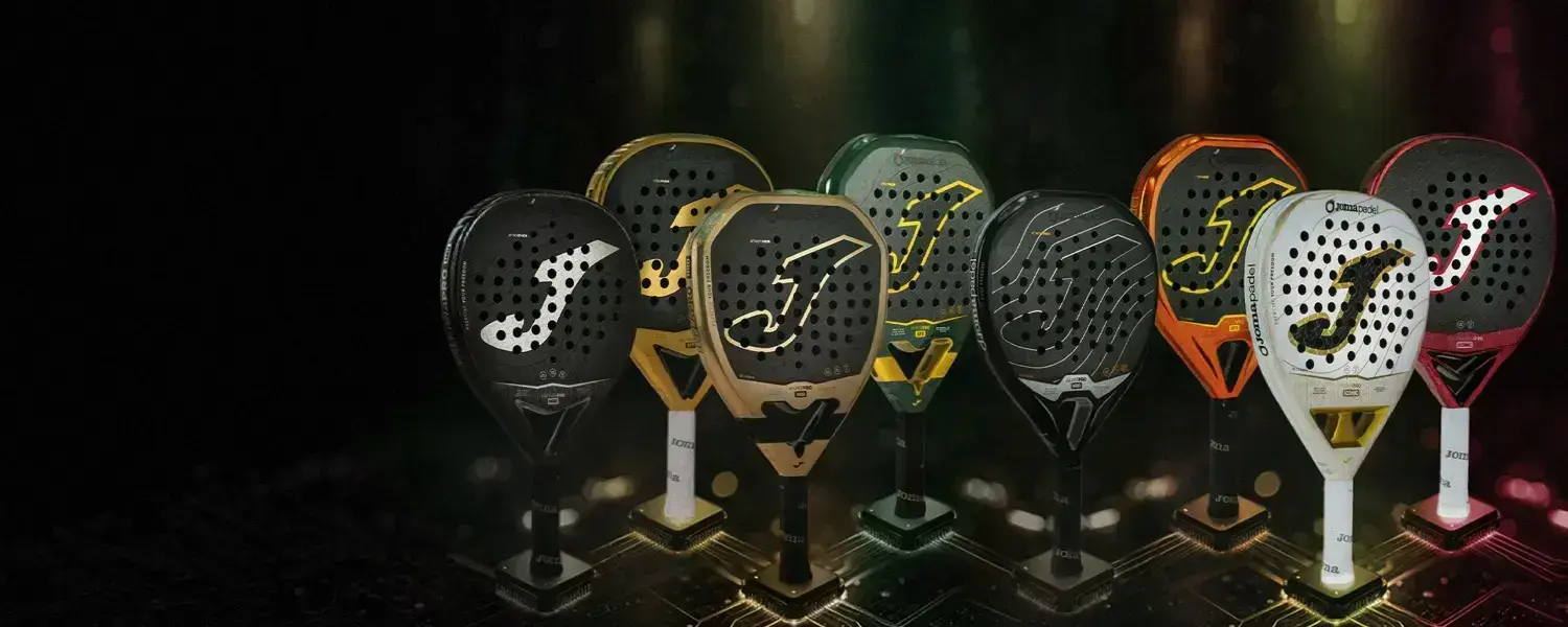 Joma estructura su apuesta por el pádel: cuatro gamas de palas para 2026 con sello de jugador profesional