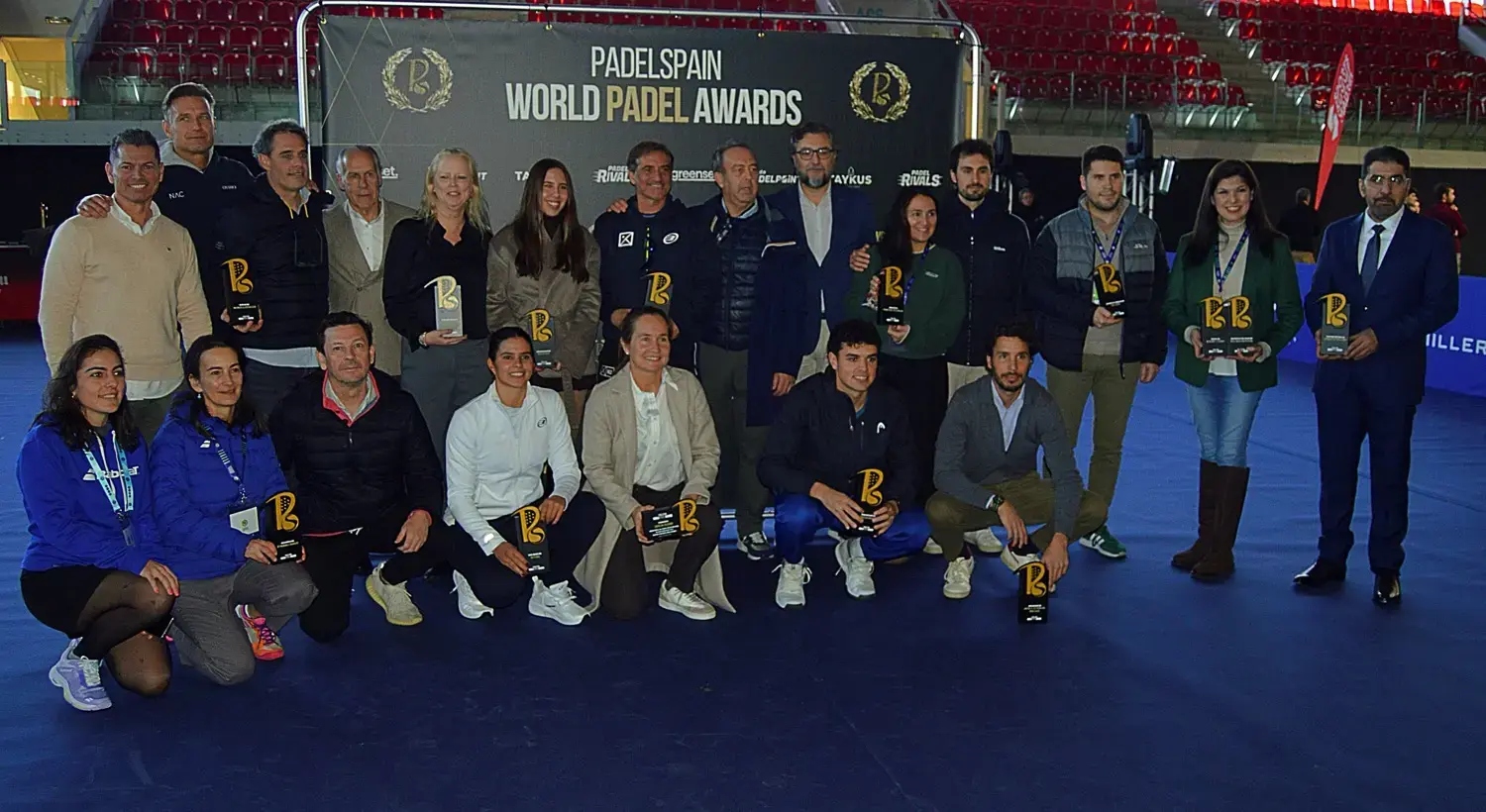 Coello y Delfi Brea lideran los XI PadelSpain World Padel Awards 2025 en La Caja Mágica