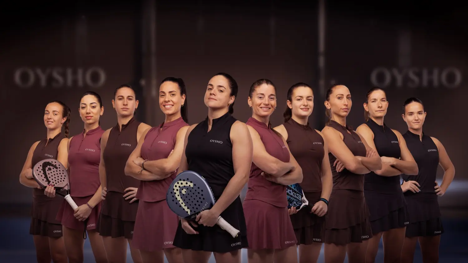Oysho presenta su equipo femenino de pádel para 2026