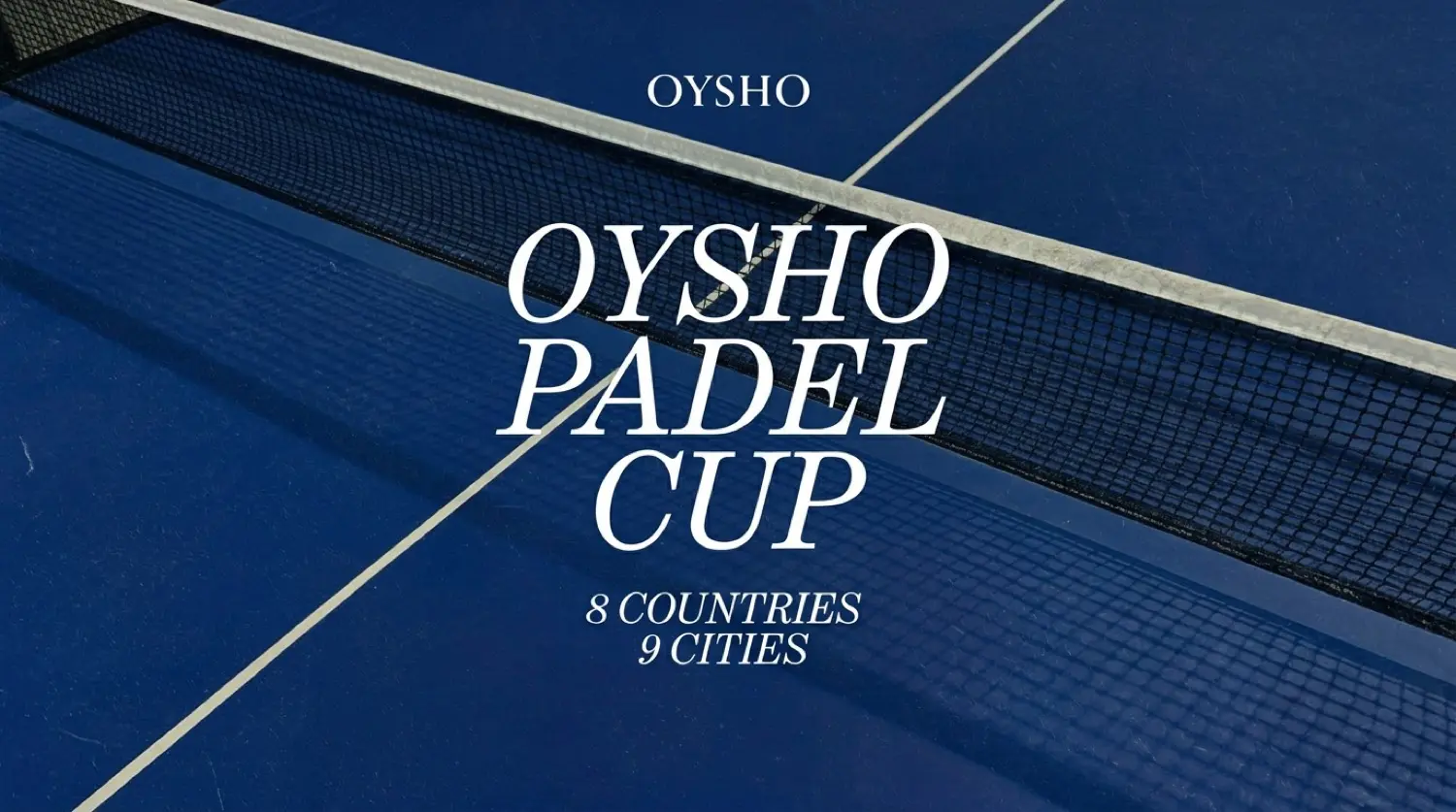 Oysho lanza la Oysho Padel Cup, un circuito amateur femenino con final en Milán