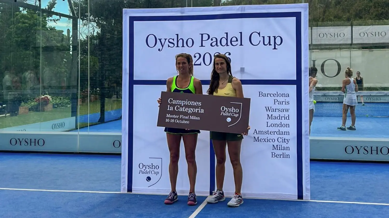 Oysho Padel Cup arranca en Vall Parc con triunfo de Cristina Rodríguez y Lara Tena