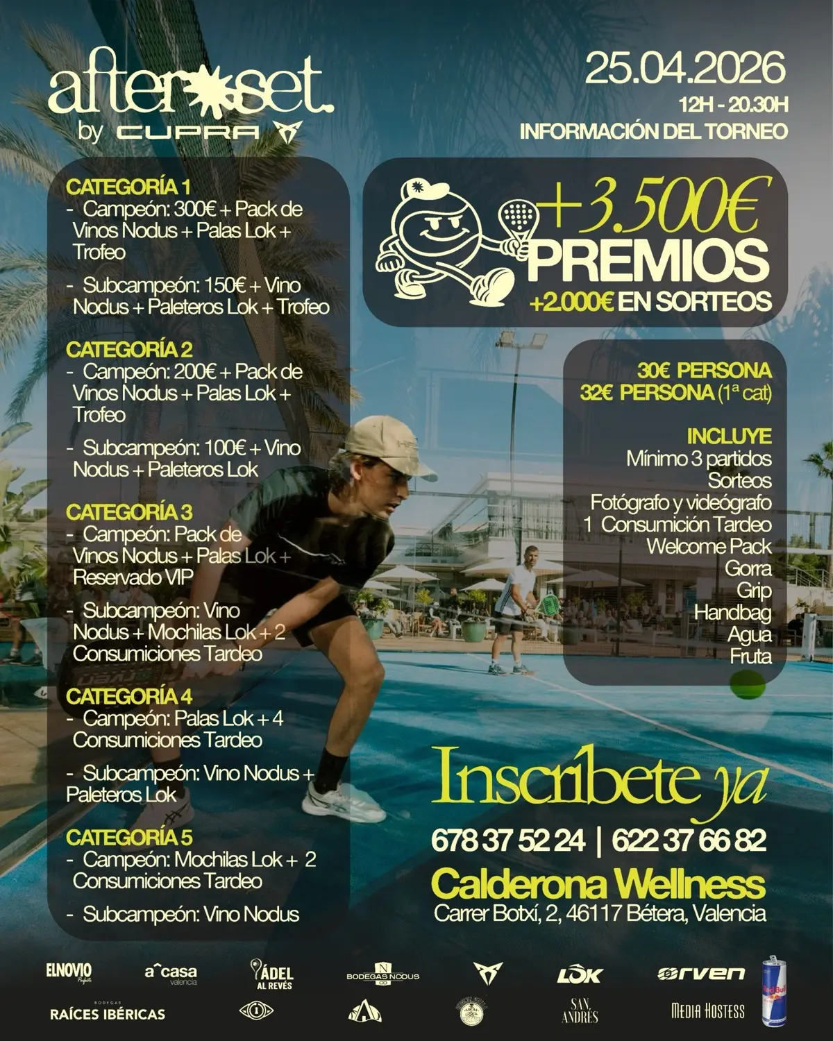 AfterSet - Cartel del torneo