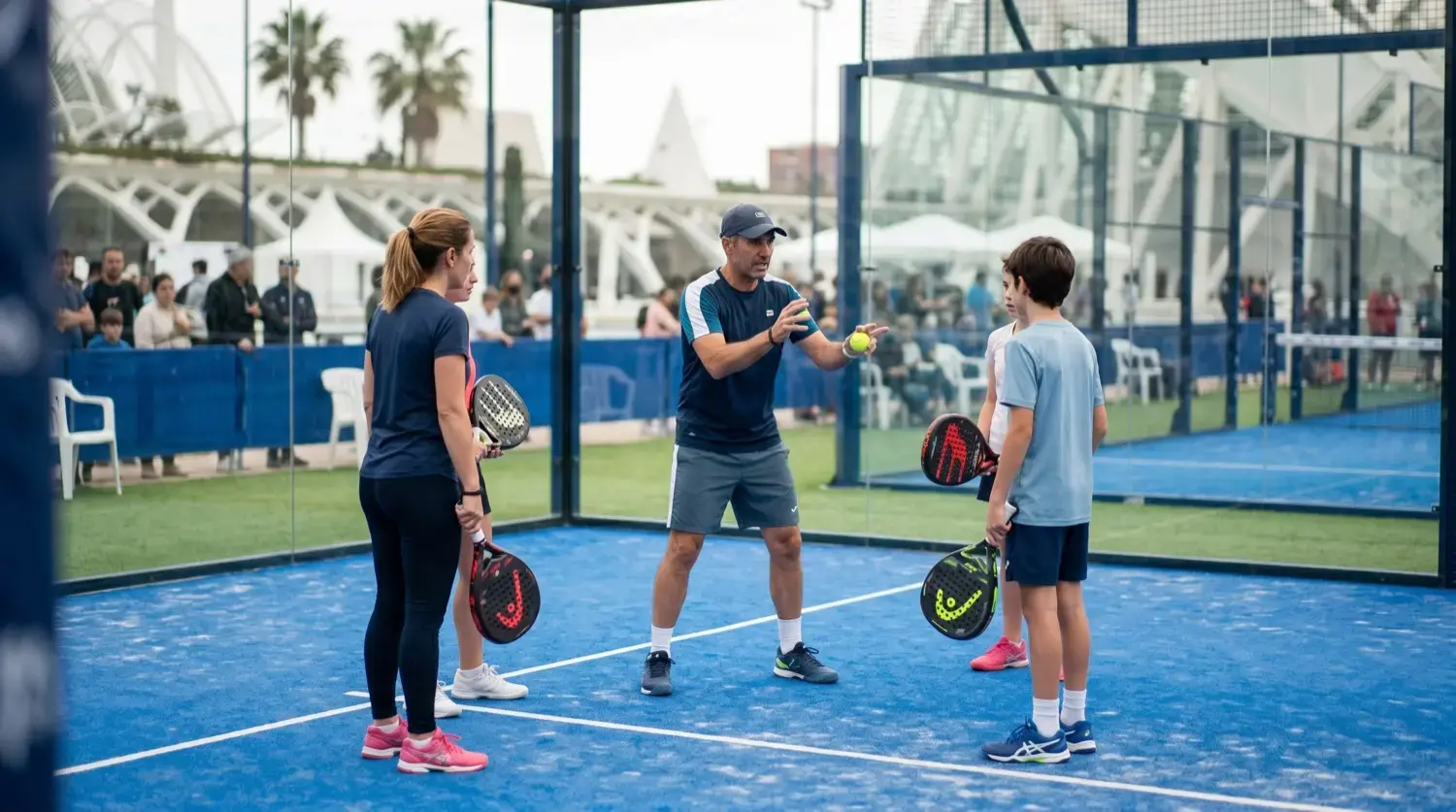 Premier Padel Academy llega a Valencia con un clinic para adultos y jóvenes durante la semana del torneo