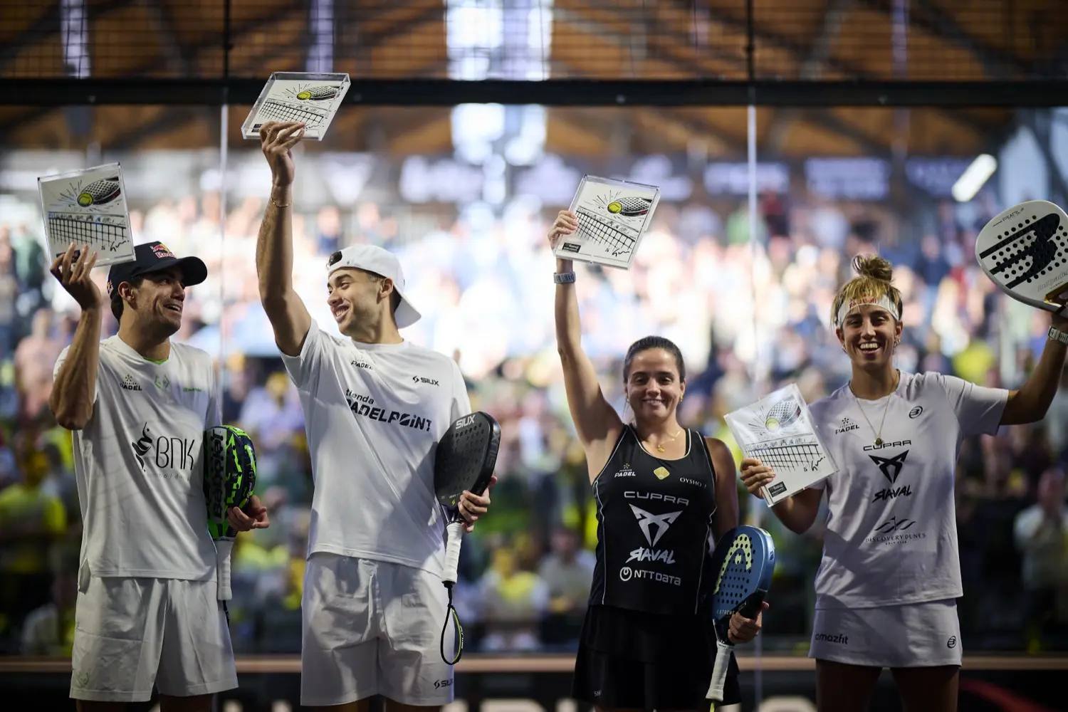 Paula y Bea firman el triplete y Lebrón y Augsburger se estrenan en Bruselas