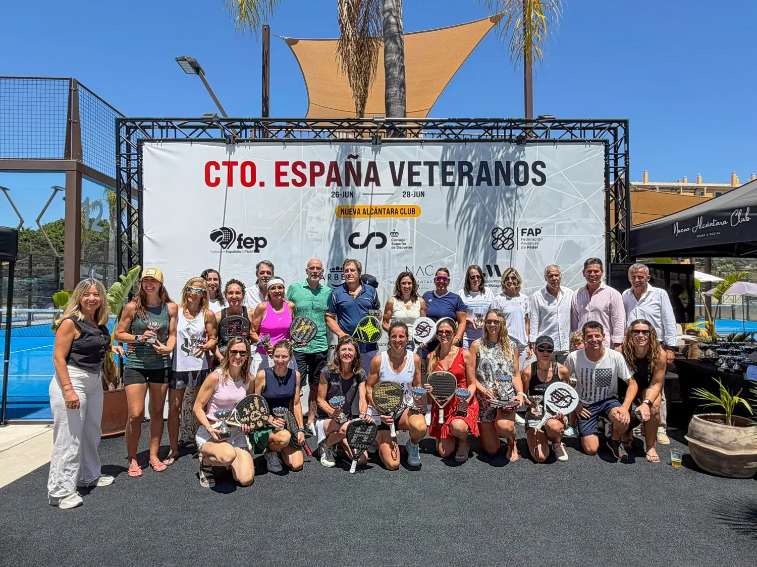 Marbella corona a los campeones de España de Veteranos 2026