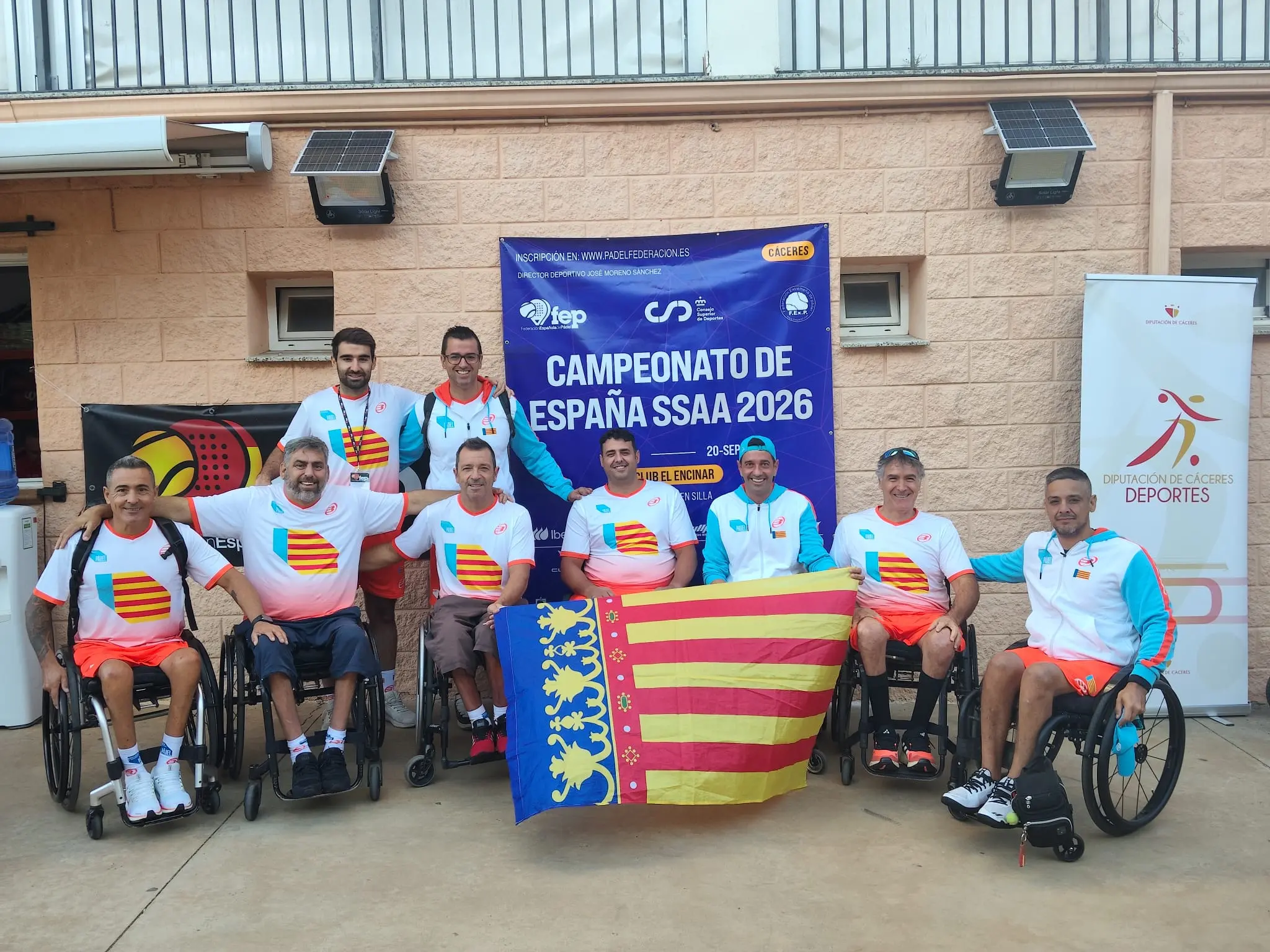 Madrid conquista en Cáceres el Campeonato de España de Pádel en Silla por Selecciones Autonómicas