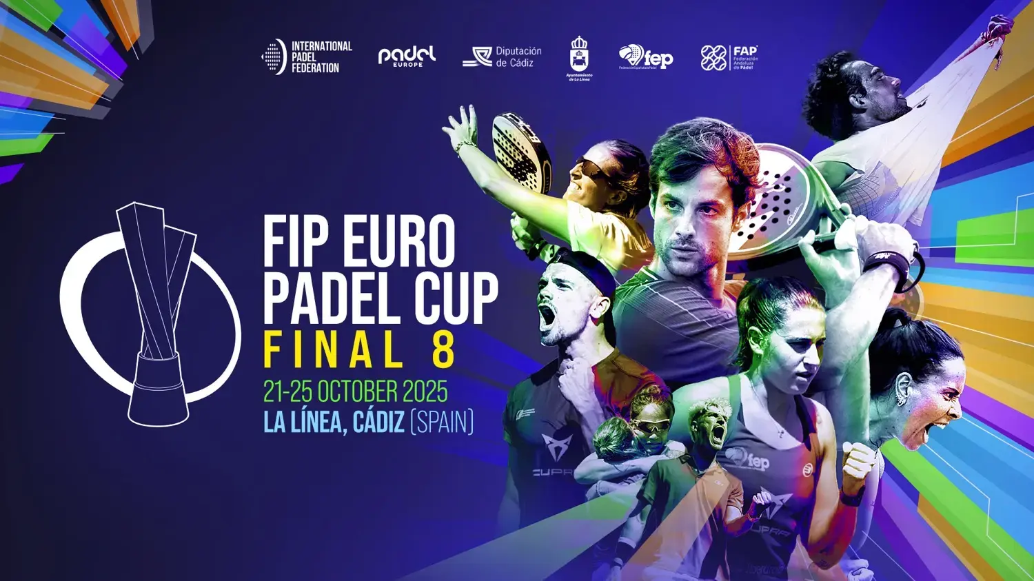 Cádiz acogerá las Final 8 de la FIP Euro Padel Cup
