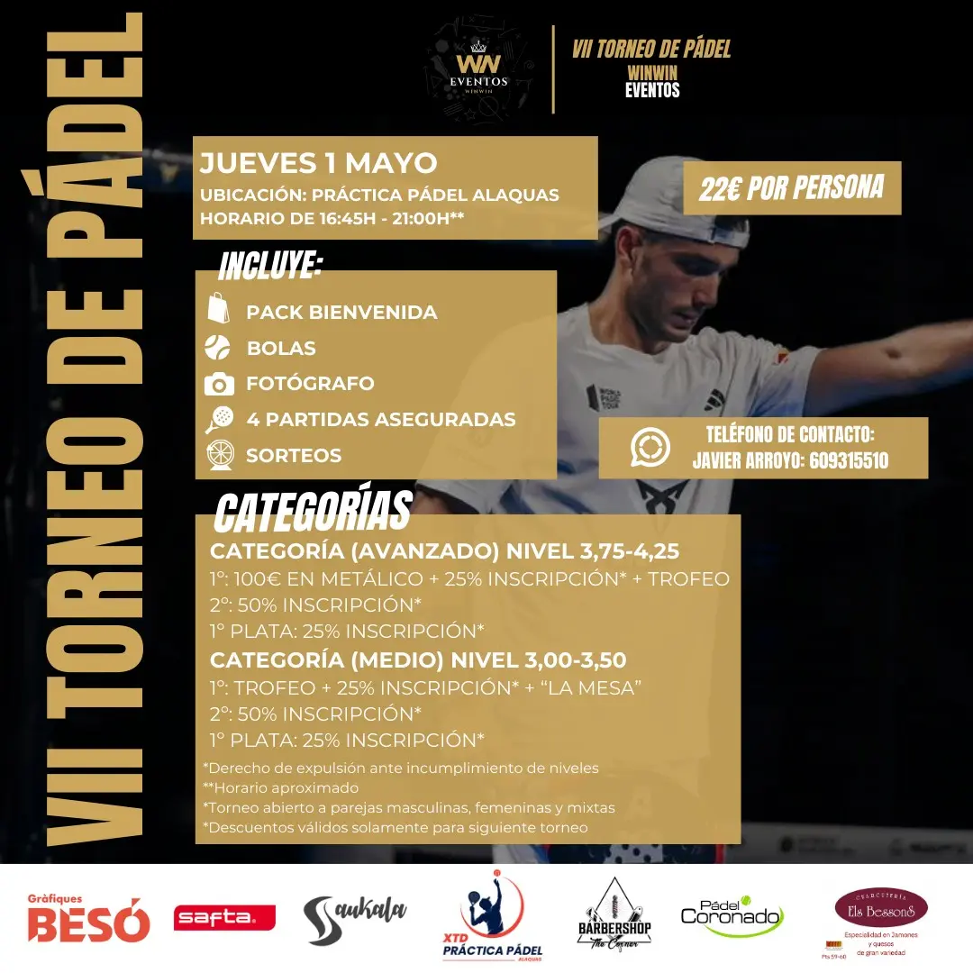 Vii Torneo De Padel 1 De Mayo (Día Del Trabajador)