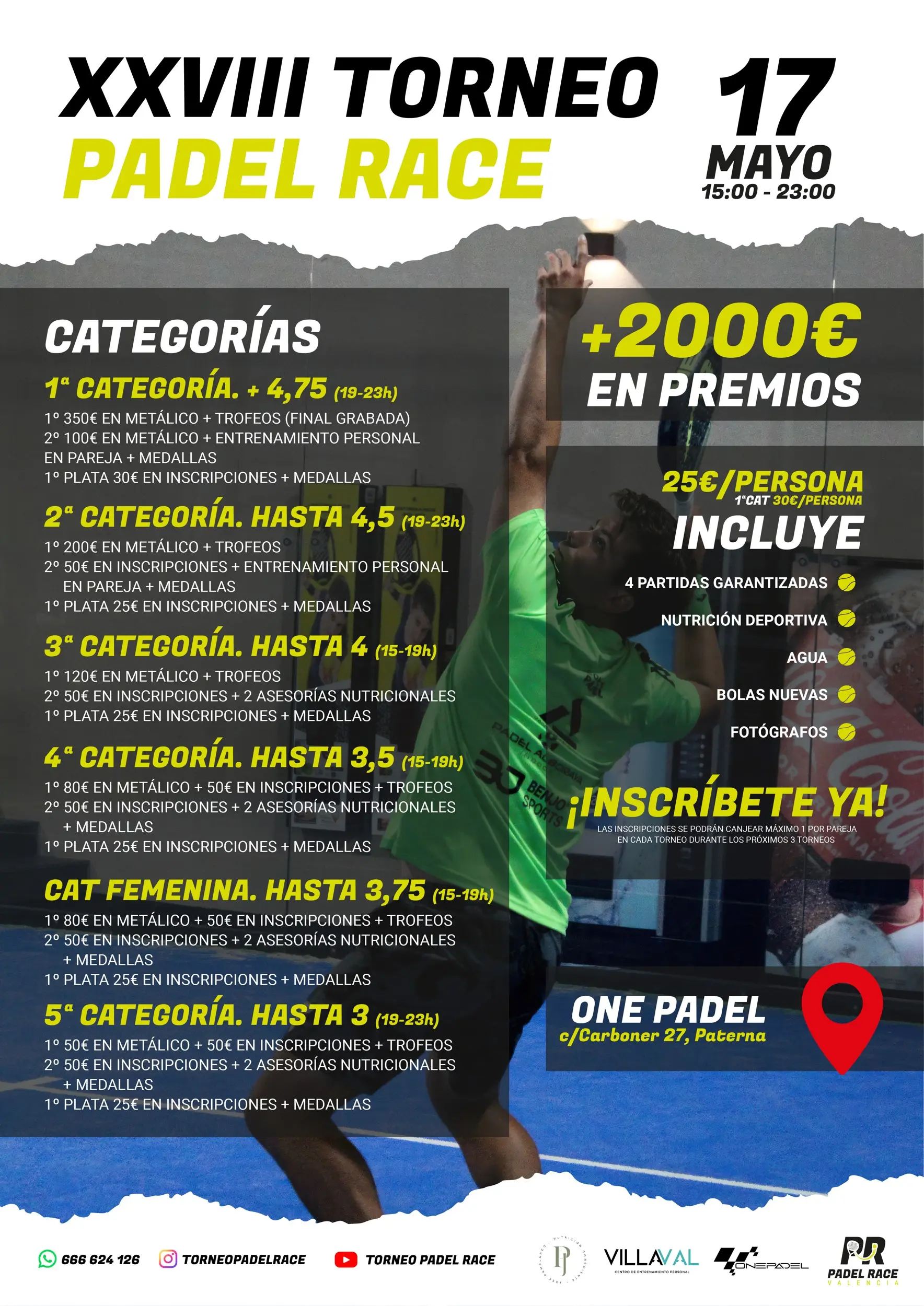 XXVIII Torneo Padel Race