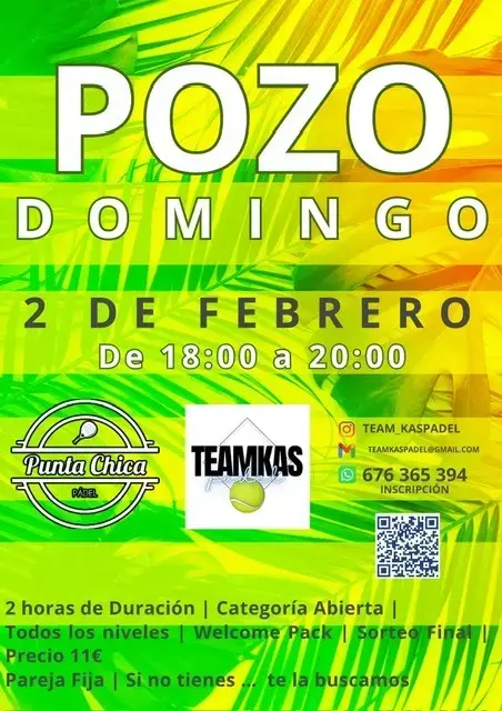 Pozo domingo 2 de febrero
