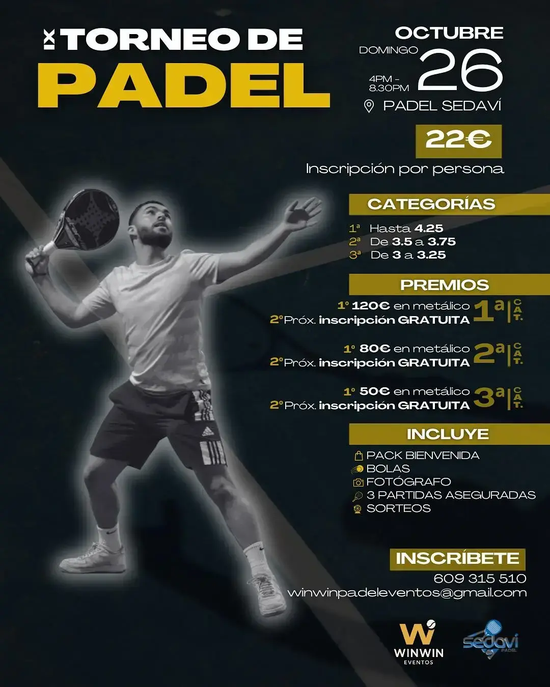 IX Torneo De Pádel 26 De Octubre