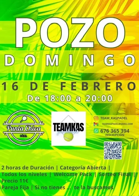 Pozo Domingo 16 De Febrero