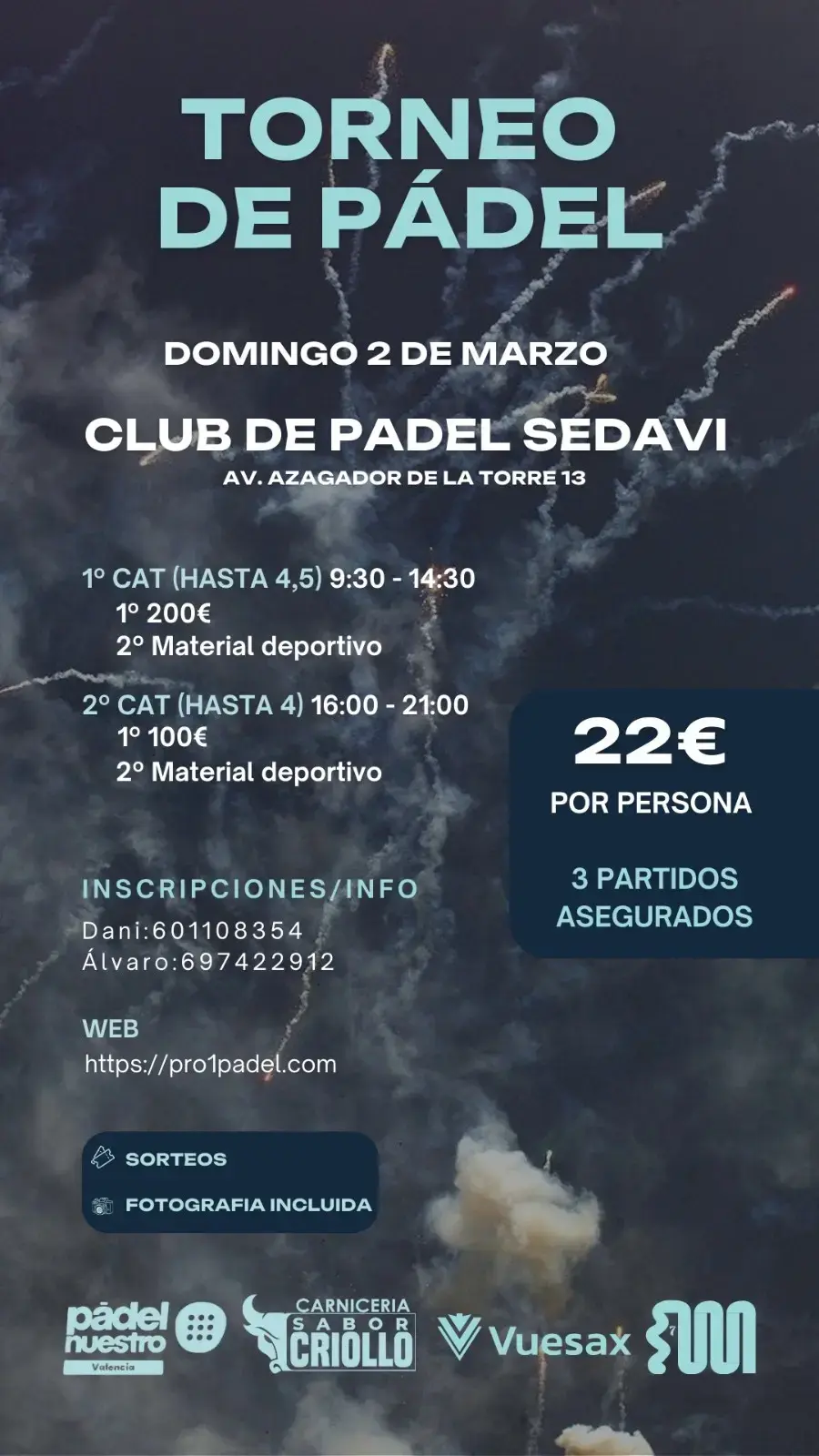Torneo Pro1 Sedaví