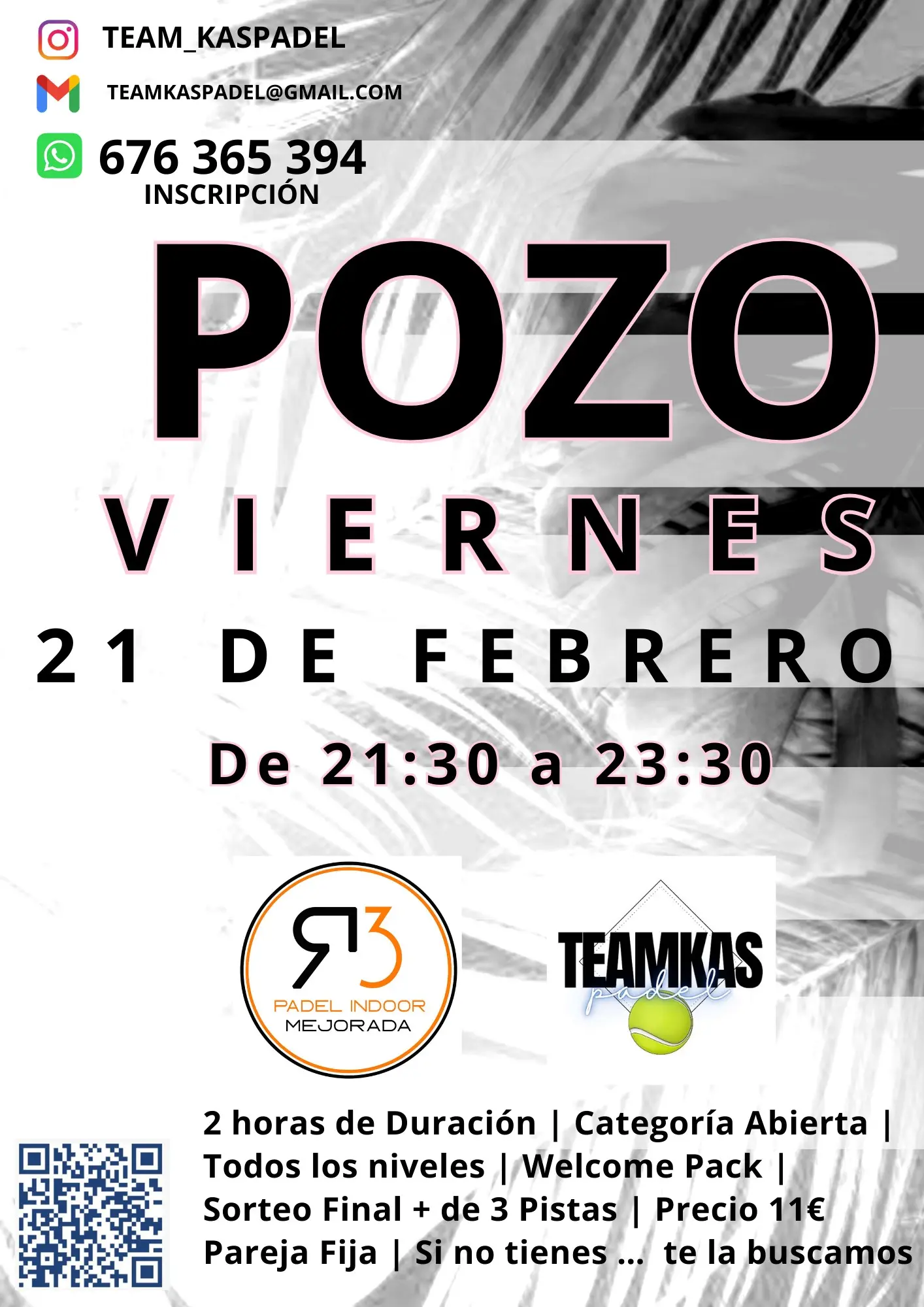 Pozo Nocturno 21 Febrero