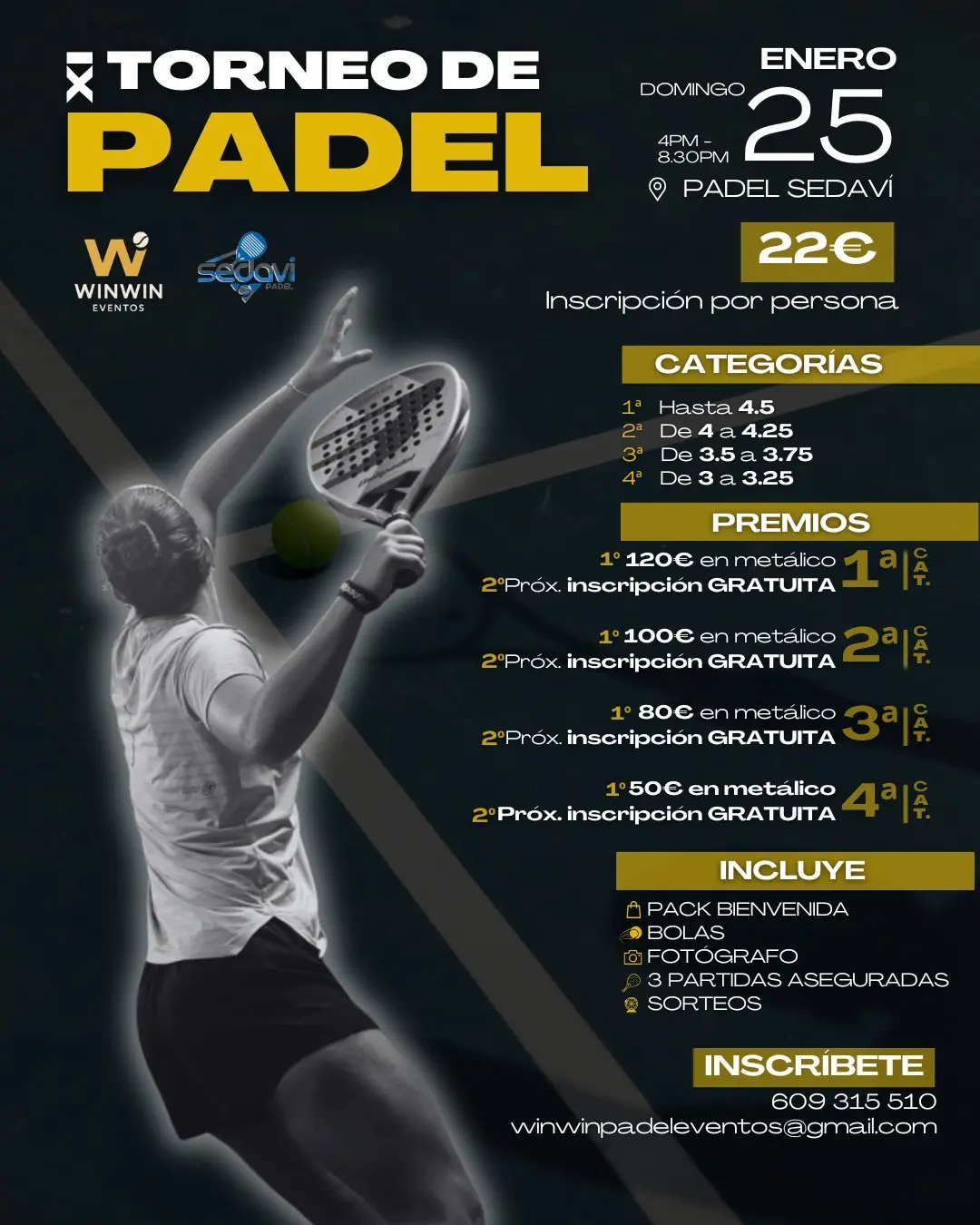 XI Torneo De Pádel
