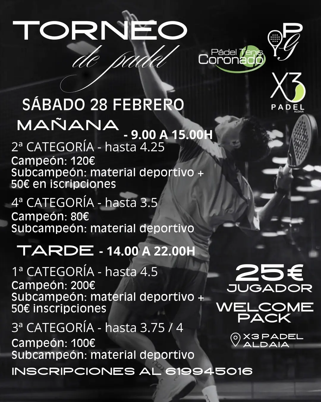 Torneo Padel Games 28 Febrero