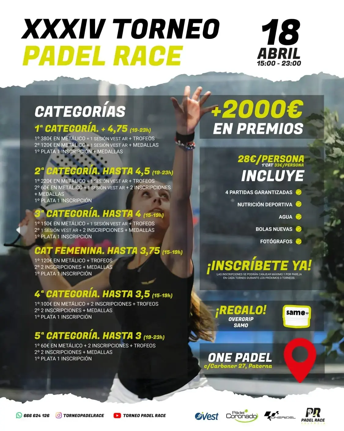 XXXIX Torneo Padel Race