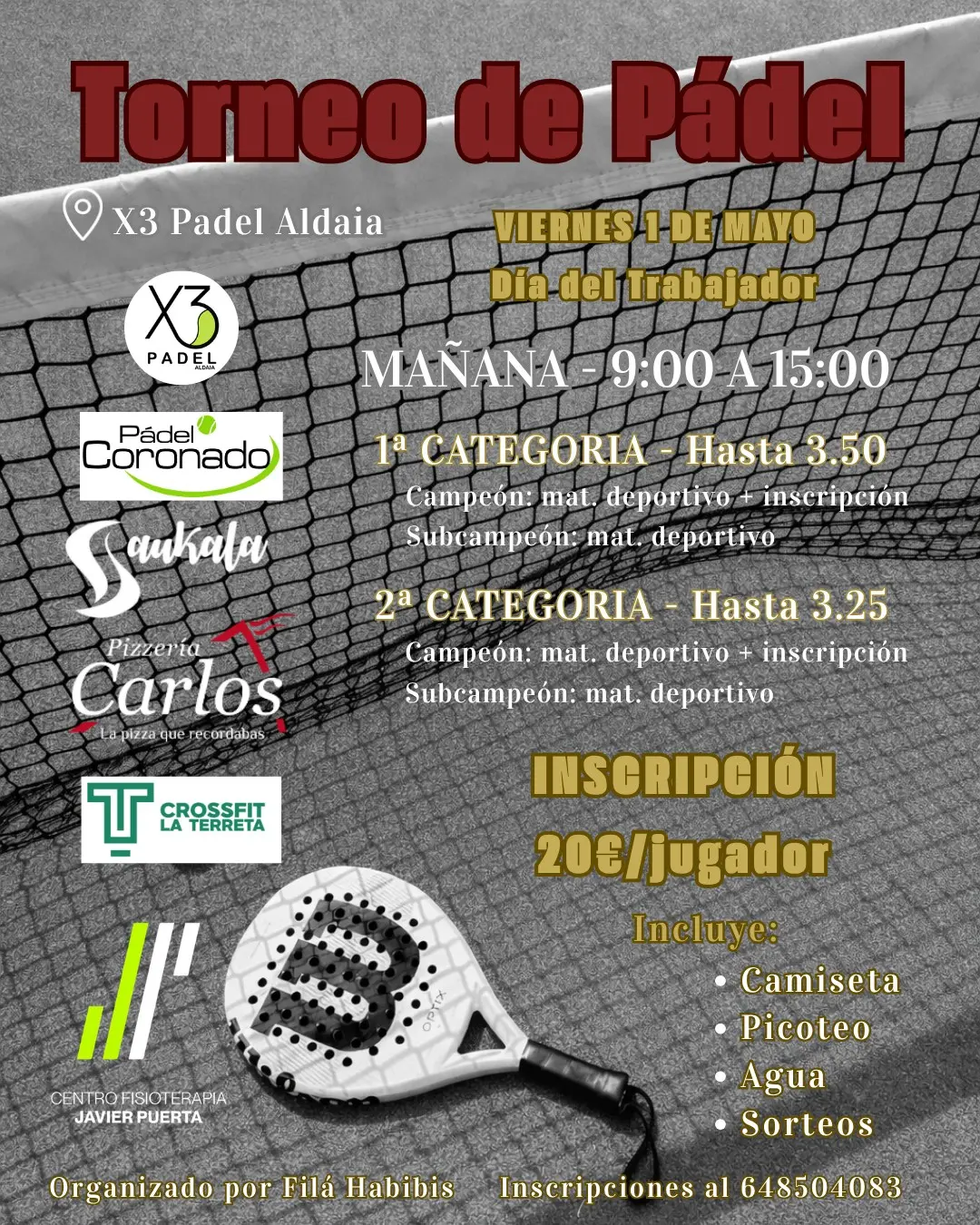 Torneo de pádel Habibis