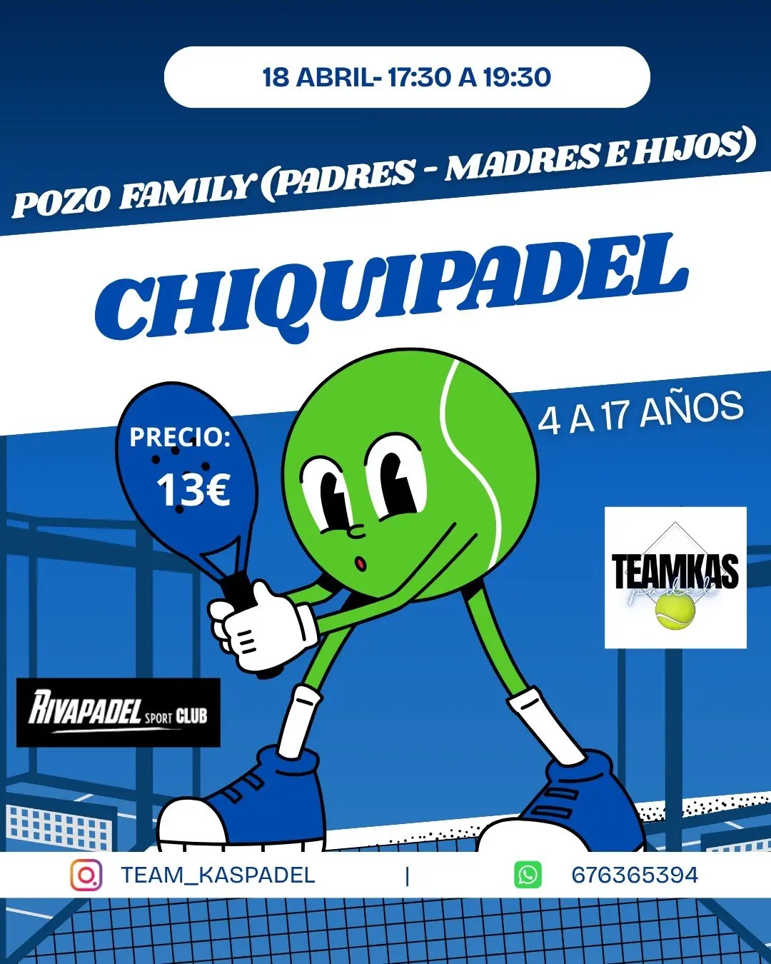 Chiqui Padel Family 18 Abril