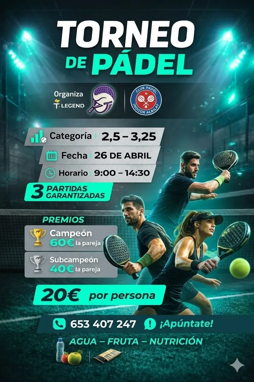 Cartel del torneo T-Legend