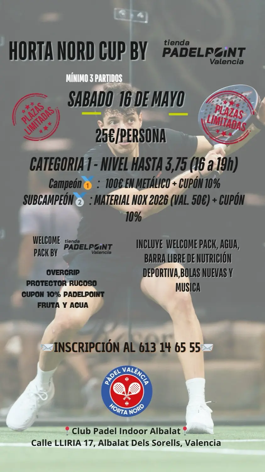 Horta Nord Cup by Padelpoint