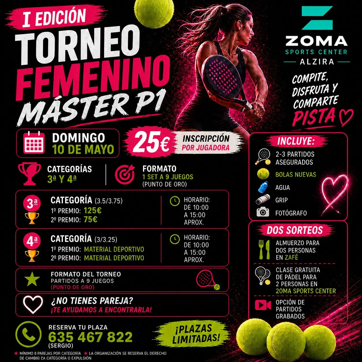 I Edición Master P1 Femenino
