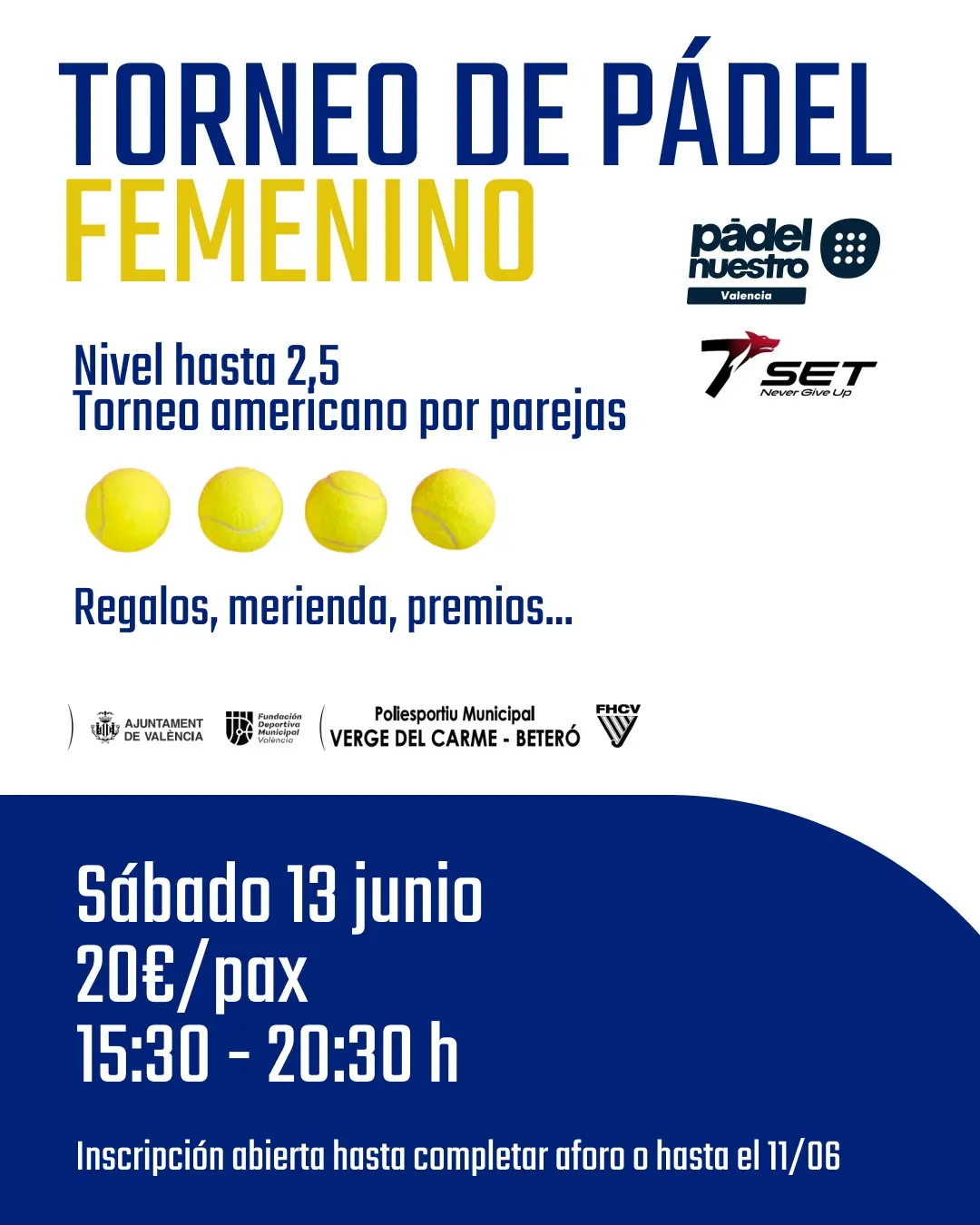 Torneo Pádel Femenino Beteró