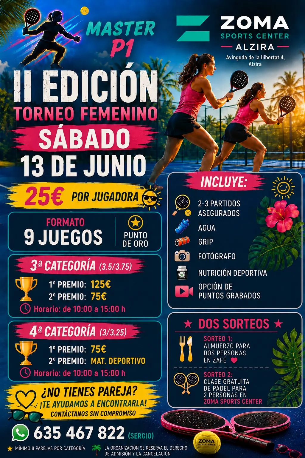II Edición Master P1 Femenino