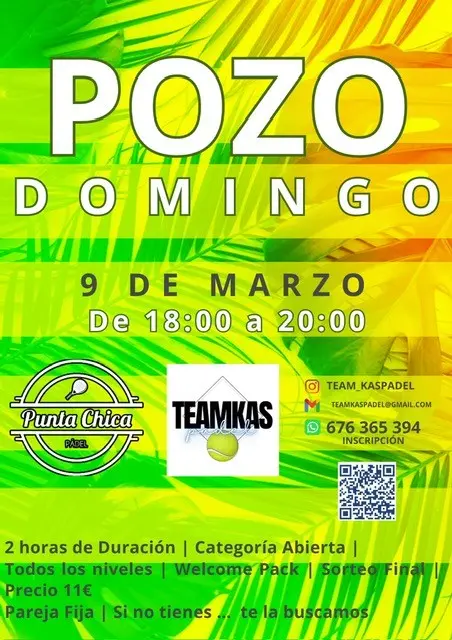 Pozo Domingo 9 De Marzo