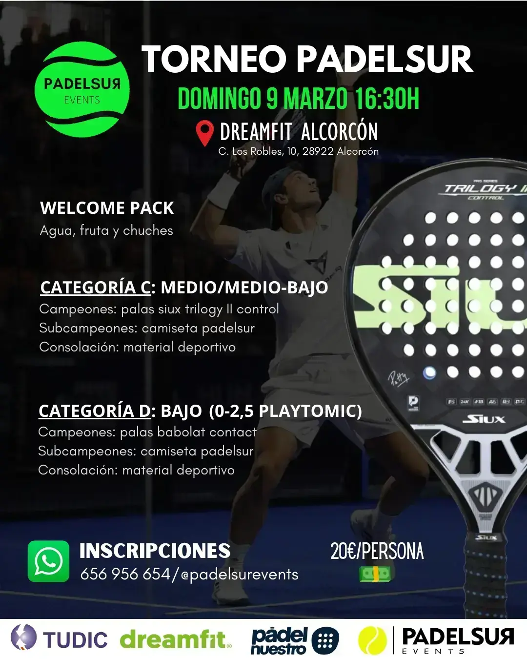 Torneo Padelsur Categorías C Y D