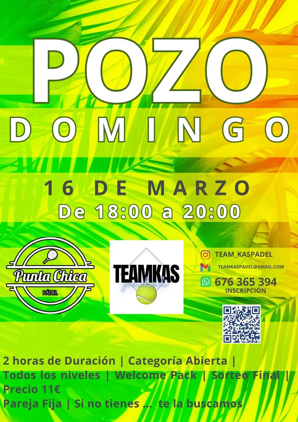 Pozo Domingo 16 De Marzo