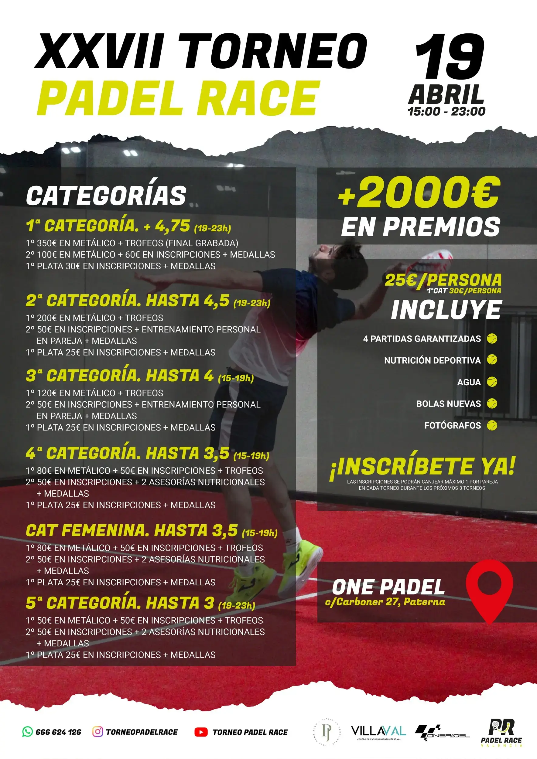 XXVII Torneo Padel Race