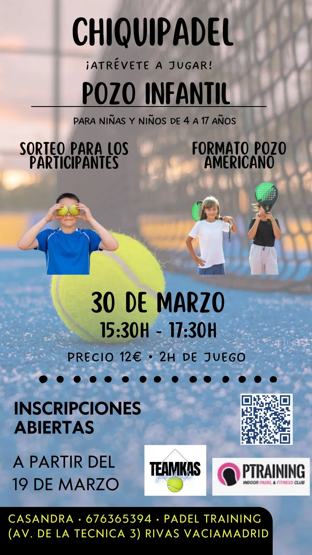 Pozo Infantil Chiquipadel 30 De Marzo
