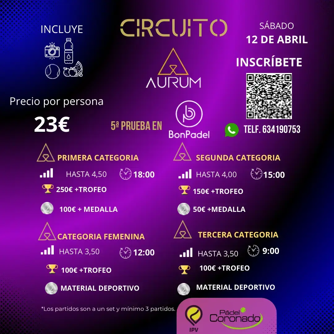 5a Prueba Circuito Aurum